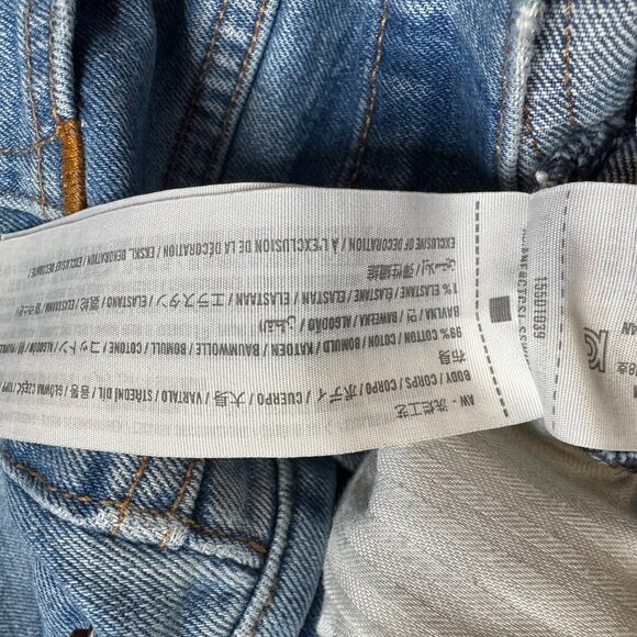 Abercrombie & Fitch The Mom High Rise Medium Wash Denim Jeans Women Sz 28/6 - Picture 7 of 7